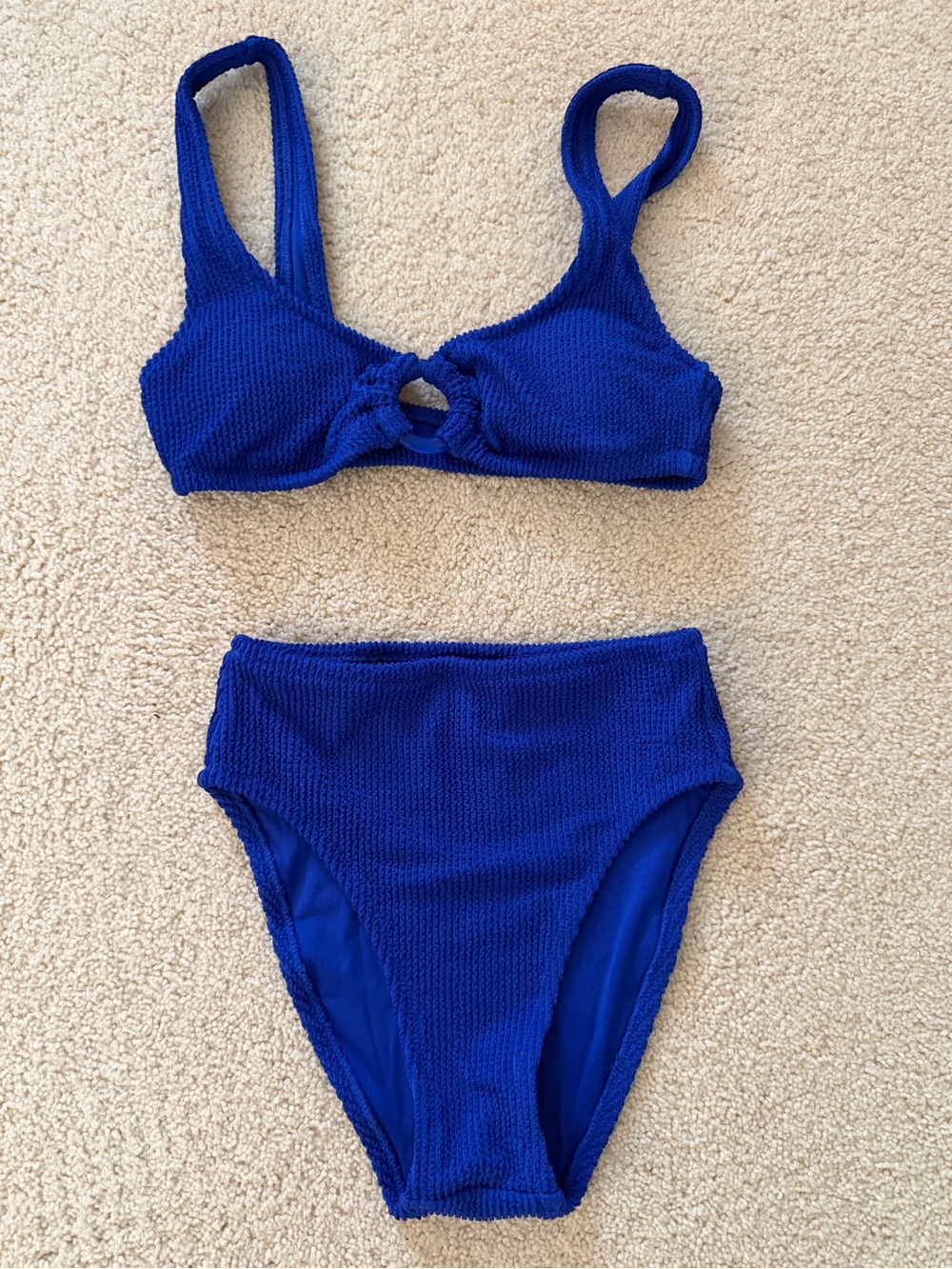 J. Crew Hallie Scrunchie Bikini Set, Top XS and Bottom XXS